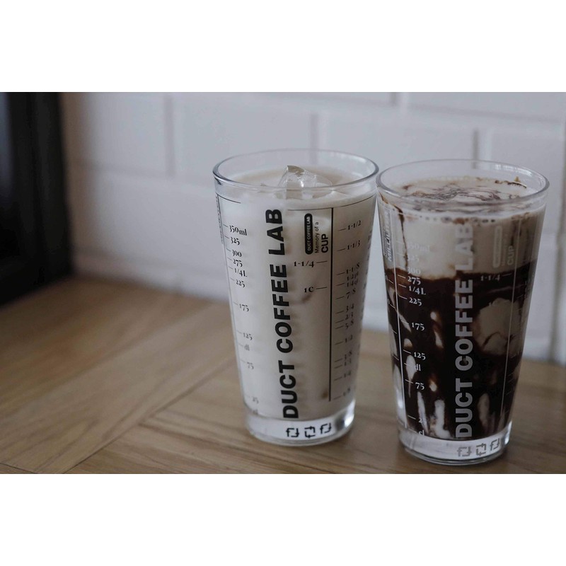DUCT COFFEE LAB Original Measuring Glass (White) Body Size: Φ3.5