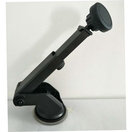 TEHAUX Windshield Car Phone Holder Magnetic Dashboard Mount with Rotation Extendable Up to Suction Cup Design for Secure Fit Compatible with All Smartphones Black