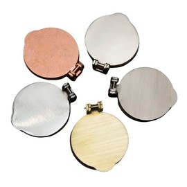 Mini Magflap - Magnetic keyhole Draught ExcluderTM - Solid Brushed Brass