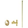 Westbrass D105KFHX-01 5/8" x 3/8" OD x 20" Flat Head