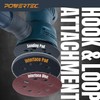 POWERTEC 5 Inch Foam Interface Pads, 2PK, 8 Hole Hook