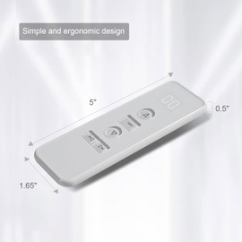 Sortfle AC123-16 16 Channel Wireless RF433.92 Controller Transmitter Remote, Working for Electric Blinds