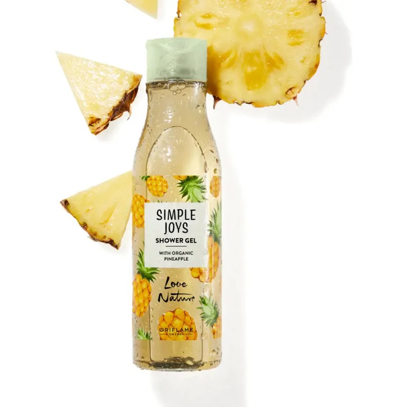 4 Geles De Ducha Aloe, Mango, Fresa Y Piña Oriflame