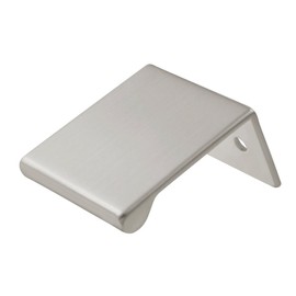 Hickory Hardware HH09747-SN Rotterdam Collection 1" Center to Center Contemporary Lip Pull, Satin Nickel