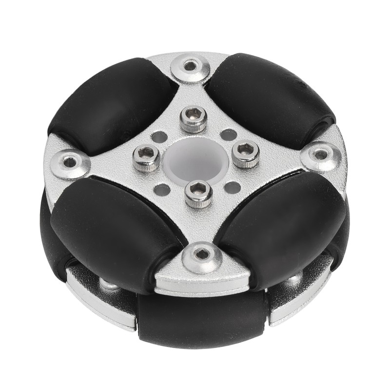 48mm Double Aluminum Alloy Omni Directional Wheel Loading 3kg for