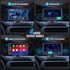 Portable Wireless Carplay Screen, PBYRD 9" Touchscreen with 4K HD