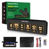 Wireless 6 Gang Switch Panel for Car, Multifunction Auxiliary Switch