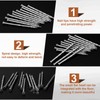 Tandefio 2 Pounds Hardened Flooring Nails 304 Stainless Steel 2-1/4