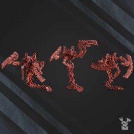 Robot Legions Destroyer Snakes | Grim Dark Fantasy Miniature
