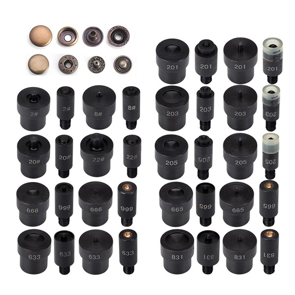 WUTA Hand Press Button Installation Mold Manual Press Grommet Eyelet