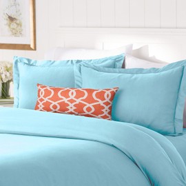 Elegant Comfort #1 Best Bedding Duvet Cover Set! 1500 Thread Count Egyptian Quality Luxurious Silky-Soft Wrinkle Free 3-Piece Duvet Cover Set, King/Cali King, Aqua