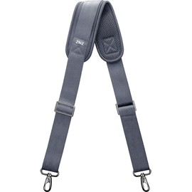Shoulder Strap, ZINZ 57" Padded Adjustable Shoulder Bag Straps Replacement for Bags with D-Ring (Dark Gray)