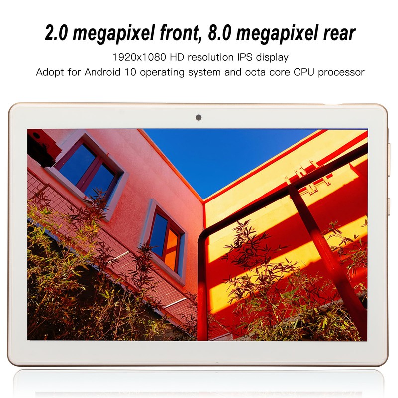 8 Inch Tablet 4G RAM 64G ROM 1920x1080 IPS Display