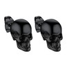 Skull Studs for Men Women Black Skull Head Stud Earrings