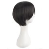 MapofBeauty 20"/50cm Double Tail Straight Hair Cosplay Wigs(Black)
