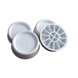 ARISTOS Vibration Damper Against Vibration of Washing Machines, Dryers and Music Systems - 4x Non-Slip Rubber Buffer Absorber and Damper for All Manufacturers