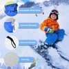 Leeboom Children's Ski Gloves Waterproof Winter Gloves for 3-13 Years