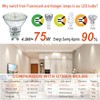EACLL EACLL GU10 LED 4000K 4.9W Ersetzt 75W Halogen Leuchtmittel,