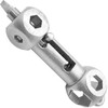 Mini Multi Socket Wrench Package Opener with Pry Bar &