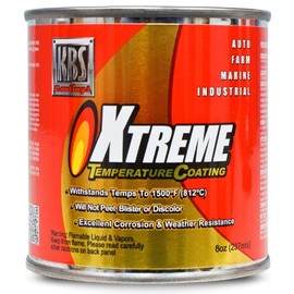 KBS Coatings 65203 Aluminum Xtreme Temperature Coating - 8 fl. oz.