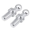 Acouto M8 Ball Stud Bolt 2pcs Car Ball Stud Bolt Iron for Gas Lift Support Struts Ball Ended Bonnet Fittings Hardware