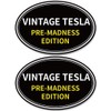 2 Pack Anti Elon Vintage Pre Madness Edition Magnet -