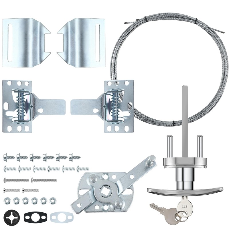 Ceoighe Universal Garage Door Lock Kit with Spring Latch and