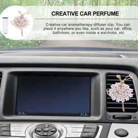 STOBAZA Ambientador De Aire Para Coche Clip De Perfume Con Diseño De Bailarina Resistente a La Corrosión Difusor Automóvil Para Decoración Interior Y Aromaterapia
