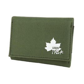 LOGOSPark Trifold Wallet, Compact Wallet, Folding Wallet, Casual, Outdoor, Camping, Men's, Logo Spark, Father's Day, Present, Gift, Khaki