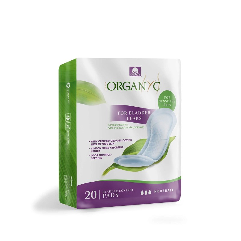 Organyc - 100% Organic Cotton Inside and Out Incontinence Pads