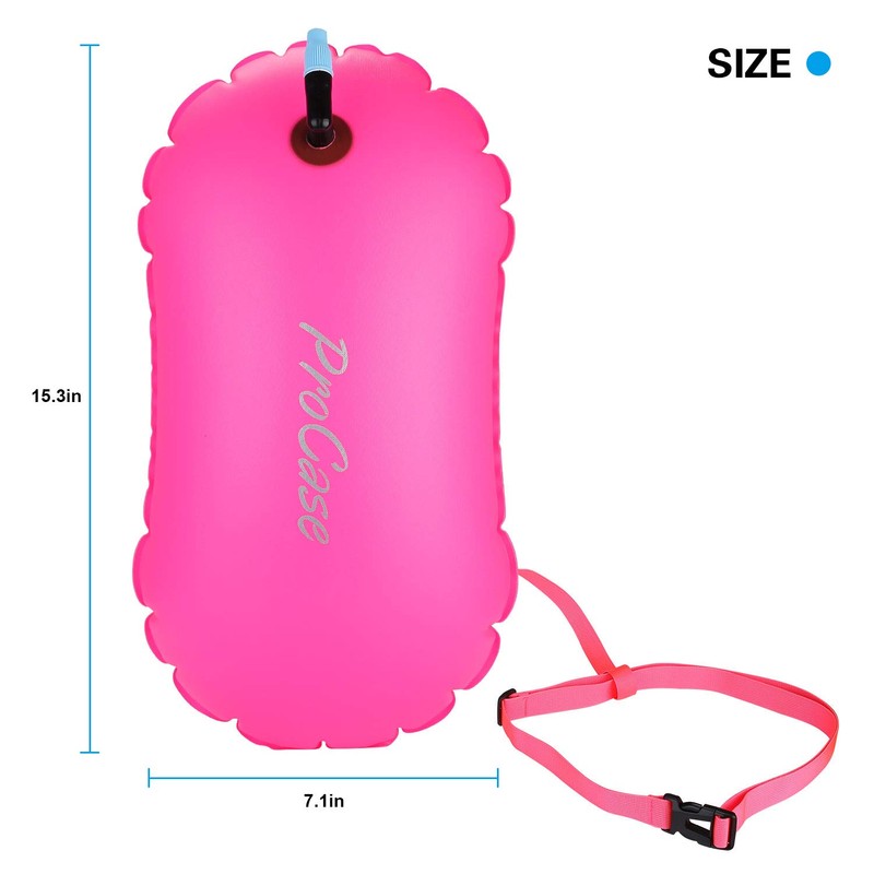ProCase Swim Buoy Float, Swimming Bubble Safety Float with Adjustable
