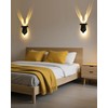 Fuloon Antler Night Light with Remote Control, Adjustable Deer Wall