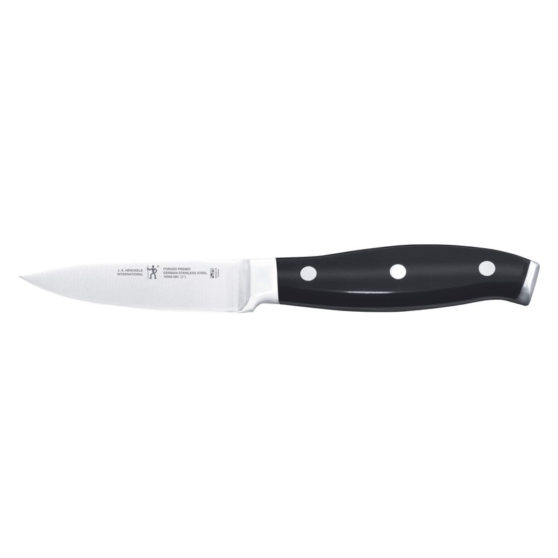 HENCKELS Forged Premio Paring Knife, 3-inch, Black/Stainless Steel