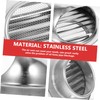 Mipcase Stainless Steel Soffit Vent Cover Rainproof Exhaust Vent for