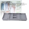 Drawer Organizer, Expandable Foldable Versatile Bathroom and Vanity Desk Drawer