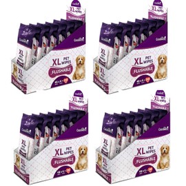 Cooshpets Premium Formulations XL Flushable Pet Wipes