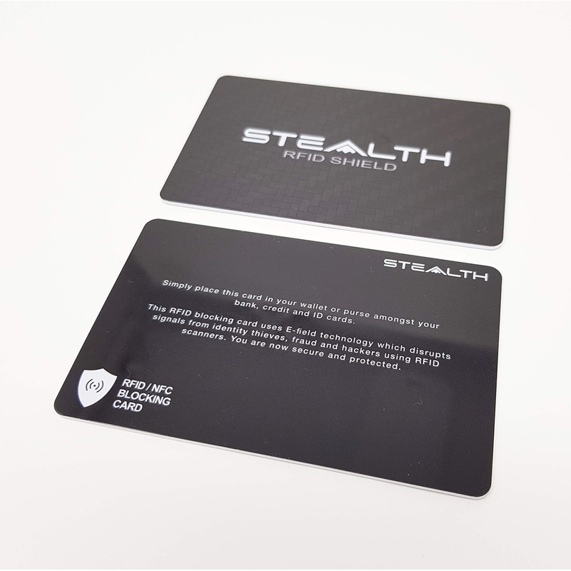 Stealth Shield RFID Blocking Card (2 Pack) - Maximum Strength