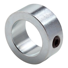 Climax Metal C-100 Shaft Collar, Zinc Plated Steel, Set Screw Style, One Piece, 1" Bore, 1-1/2" OD, 5/8" Wide, with 5/16-18 Set Screw