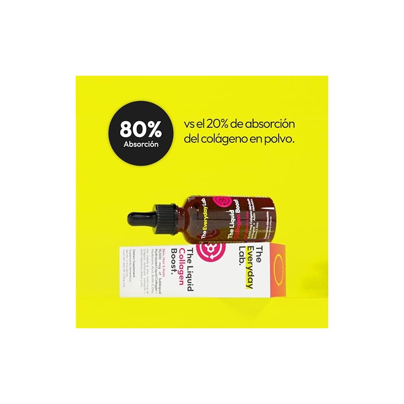 The Everyday Lab Colágeno Líquido Sublingual Anti-Edad con Biotina ·