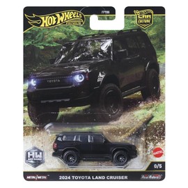 Hot Wheels Premium Car Culture 2025 HW Off Road 2024 Toyota Land Cruiser 0/5 Black Chase