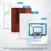 BOHEN Mini Basketball Hoop Stylish Honeycomb Backboard with Strong Wall-Mounted