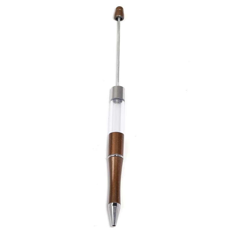 【P190】10PCS Creative DIY empty tube crystal plastic beaded ballpoint pen:_3#