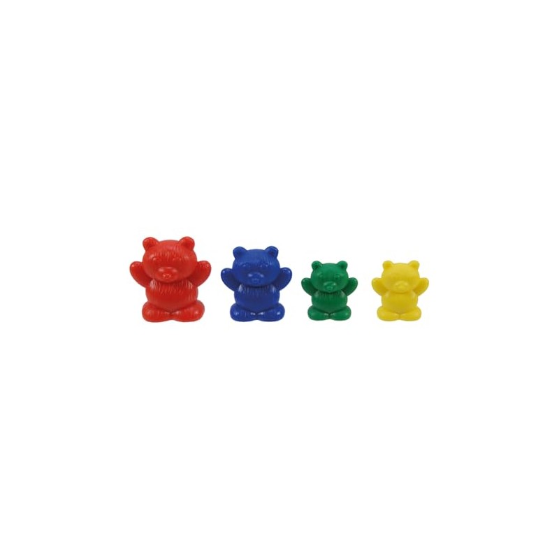 EAI Education Bear Counters: 3 Sizes: 4 Colors - Set