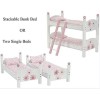 Emily Rose *BRAND NEW* Emily Rose Stackable White Bunk Bed