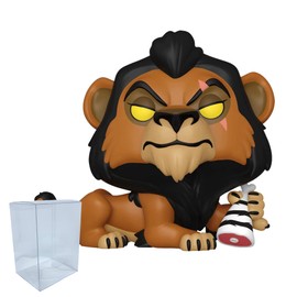 Scar W/Meat Specialty Series Funko Pop with Protector Bundle - Includes Lion King: Scar W/Meat Specialty Series #1144 Vinyl Figure with Blue Salamander Emporium Plastic Protector Case