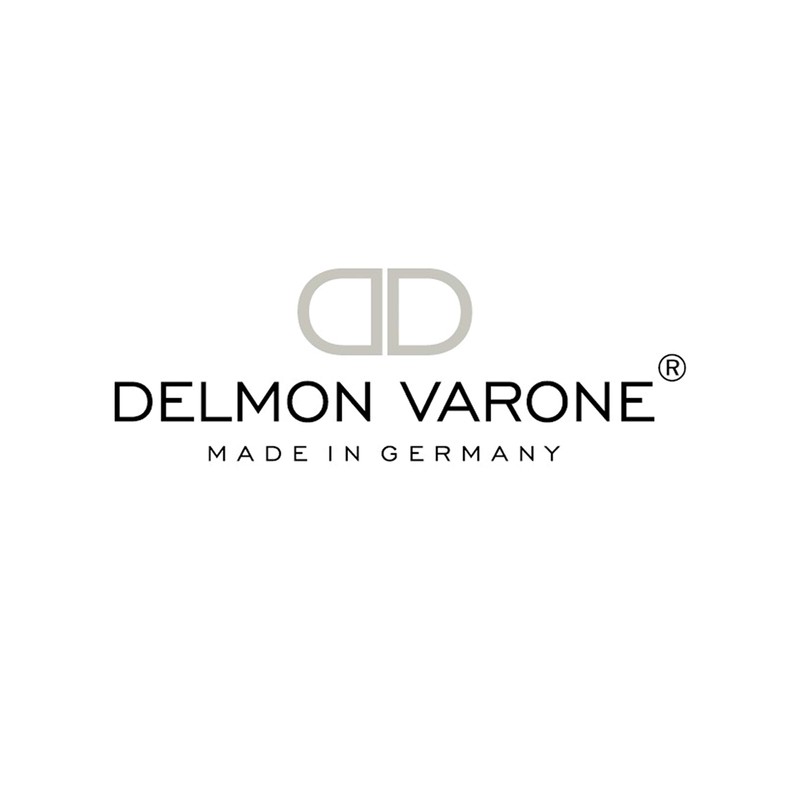 DELMON VARONE - Premium Leather Boxcalf Black Note Box with