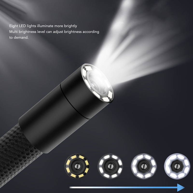 WiFi Endoscope 360 Degree Rotation Wireless 1080P HD Borescope with