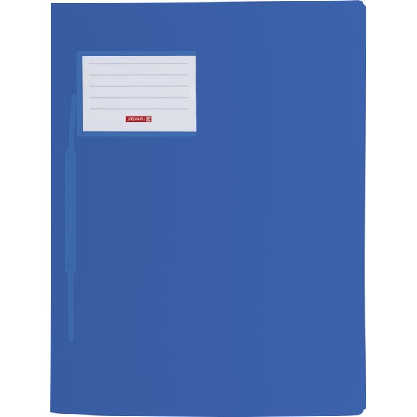 Brunnen Fact! Polypropylene Folder A4 24 x 34 cm Translucent Coloured singolo Blue