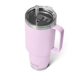 YETI Rambler 42 oz Straw Mug, Vacuum Insulated, Stainless Steel, Cherry Blossom