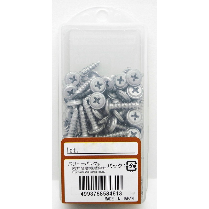 Wakai Sangyo KKW18V Deca Head Wood Crack Prevention Screws, 0.16